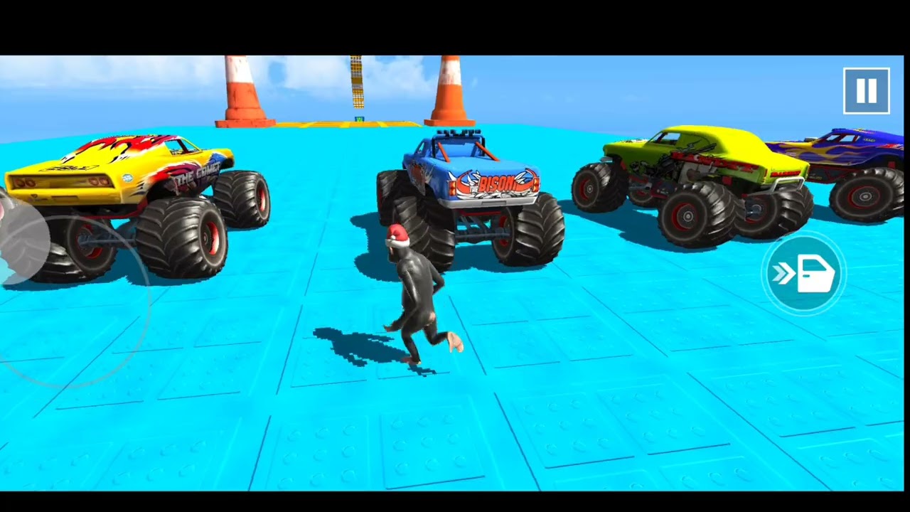 Mega ramp monster Mega Ramp Monster Truck Stunts | Extreme Jump Gameplay 🚛🔥