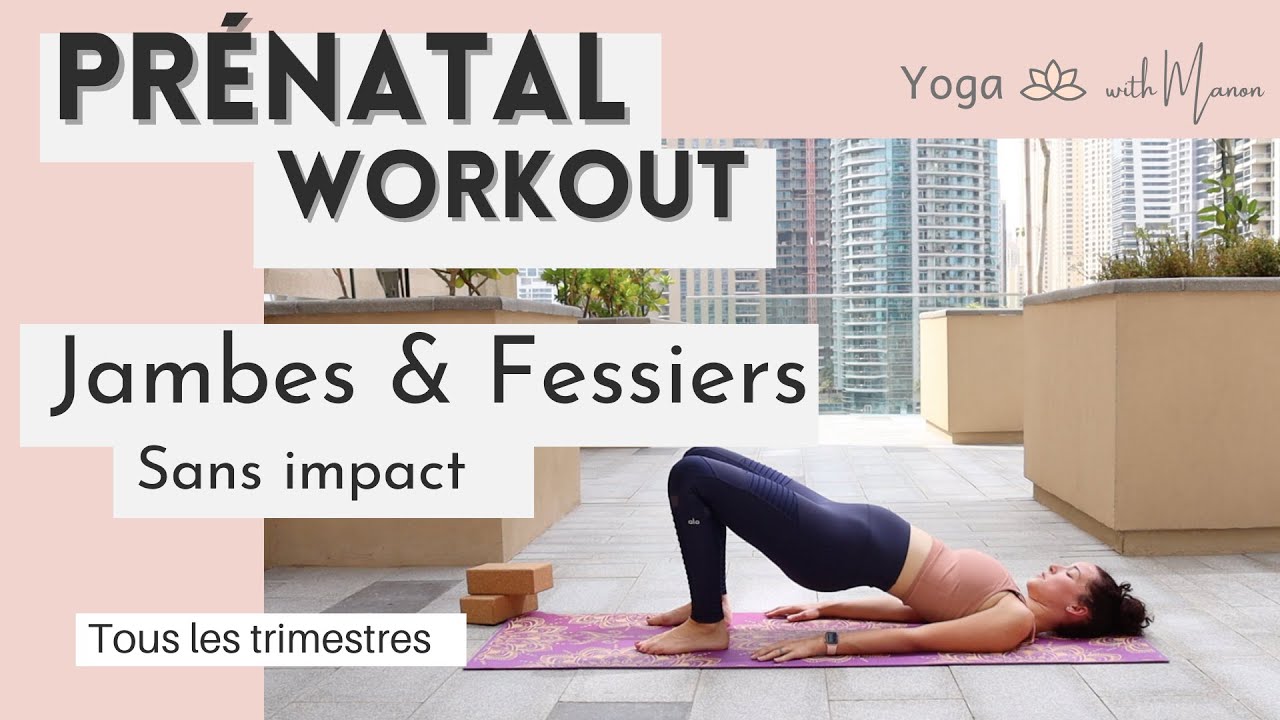 Prénatal Pilates Workout - Jambes & Fessiers - Tous les trimestres (sans impact)
