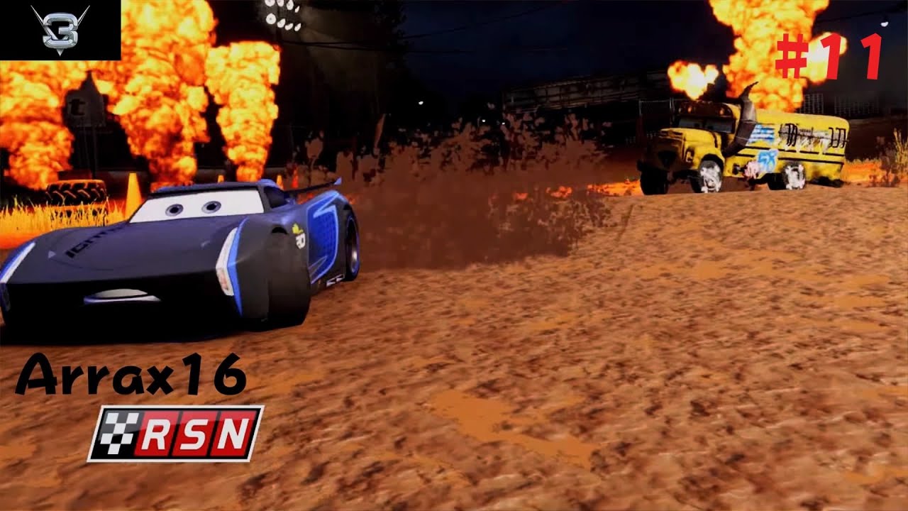 La carrera mas difícil de  CARS 3  MOTIVADO PARA GANAR contra JACKSON STORM