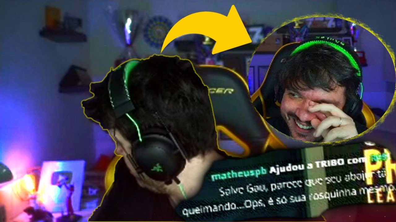 QUANDO O GAULES ATIVA AS MENSAGENS #3 (BAITS E MOMENTOS ENGRAÇADOS)