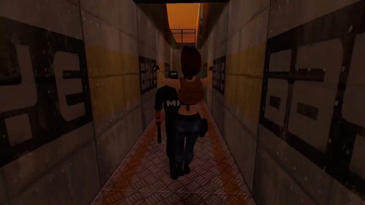 Tomb Raider 3 Remastered New Game Plus - High Security Compound NG +