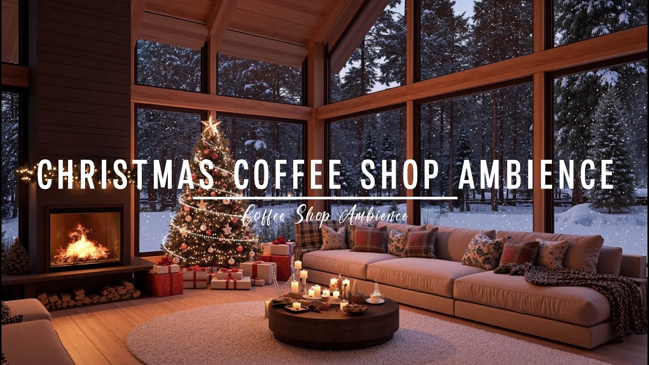 Let the Soft Jazz Music Fill the Air as You Cozy Up by the Fireplace and Celebrate the Season 🎅✨