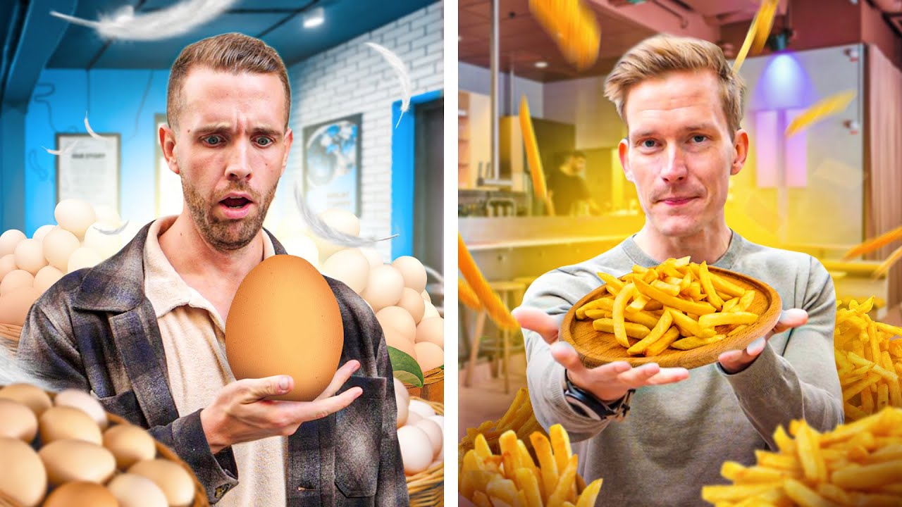 Besöker restauranger som bara använder 1 ingrediens!