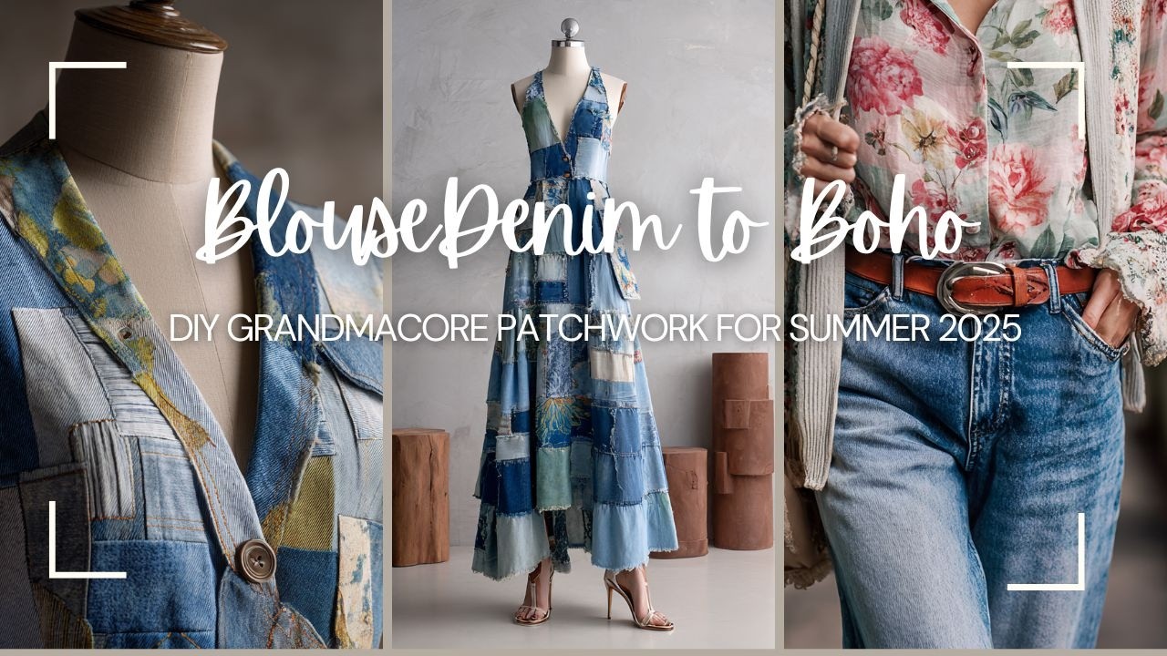 Denim to Boho: DIY Grandmacore Patchwork for Summer 2025