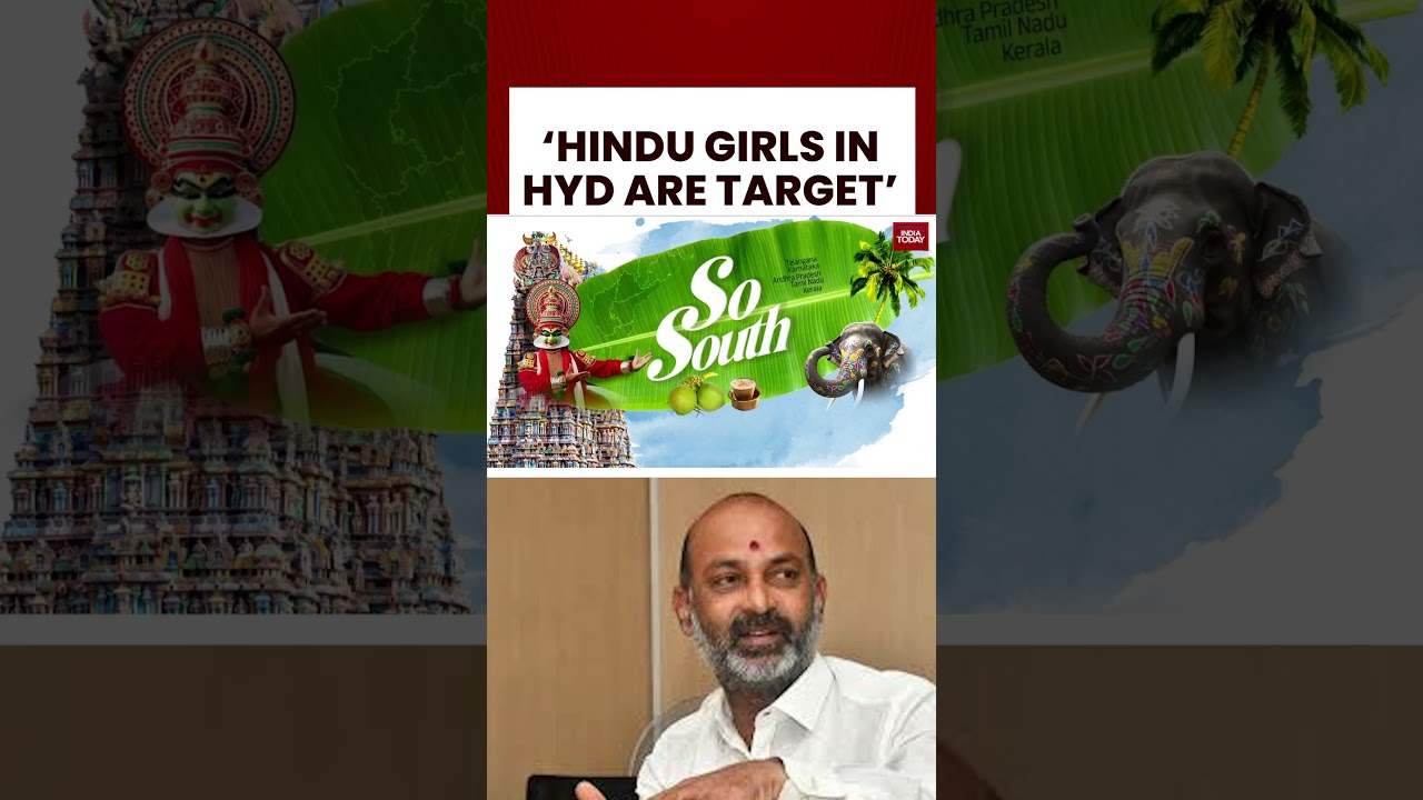 Bandi Sanjay's 'Grooming Gang' Shocker: AIMIM Accused of Trapping Hindu Girls in Hyderabad #shorts