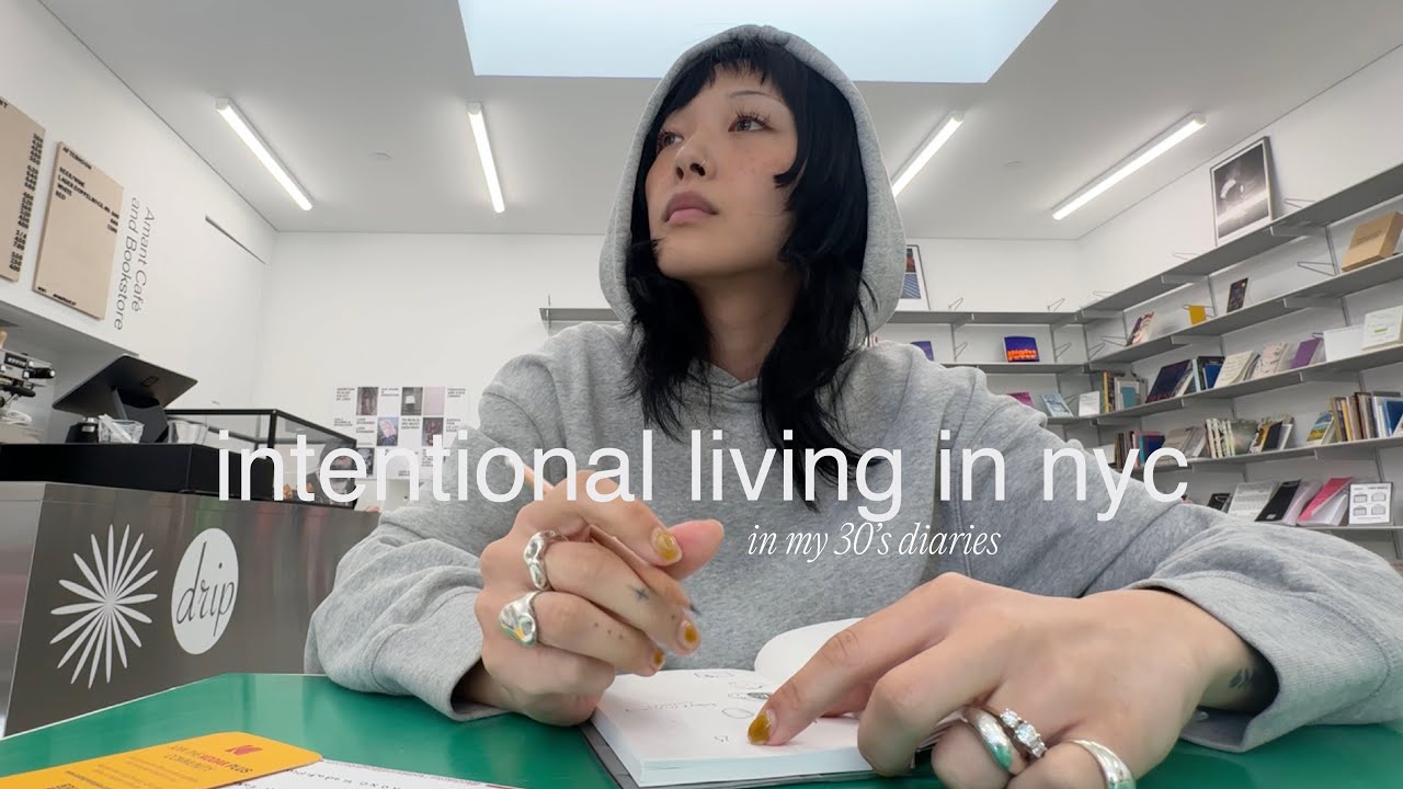 life in New York | healthy morning routine, intentional living with ADHD, 6 mile run, best nyc cafes