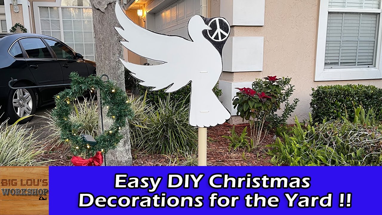 DIY Outdoor Christmas Decoration