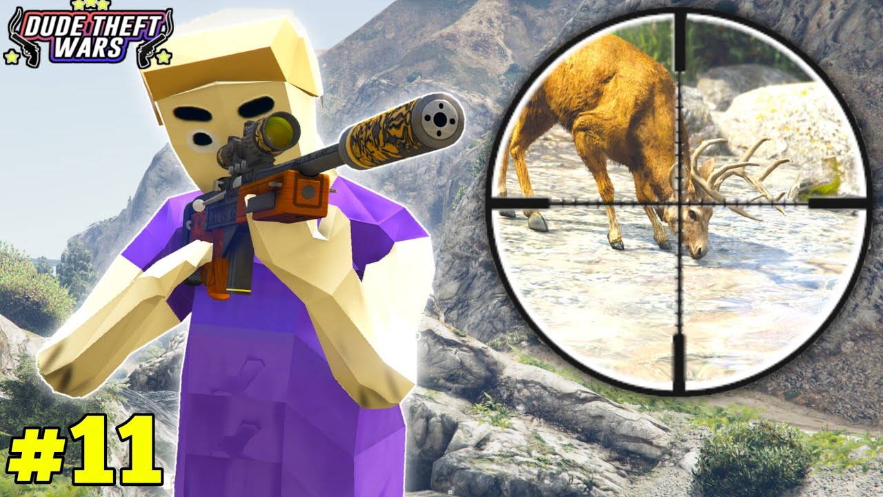 Профессиональный или ультрапрофессиональный охотник? 🤓 | Dude Theft Wars | Версия GTA V