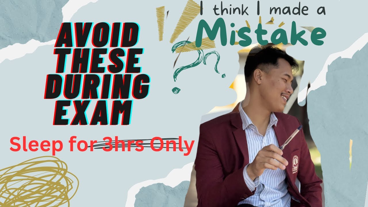 Avoide these mistakes during exam and get more Marks
