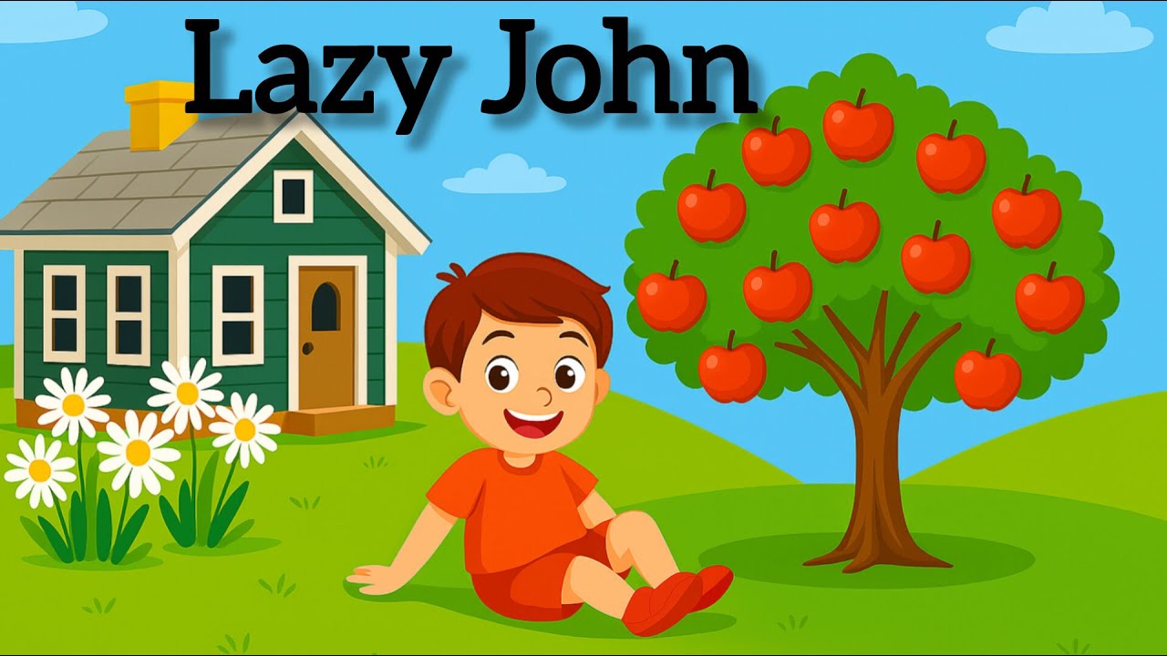 The Lazy John | Moral Story in English | 1 minute stories | Short Stories