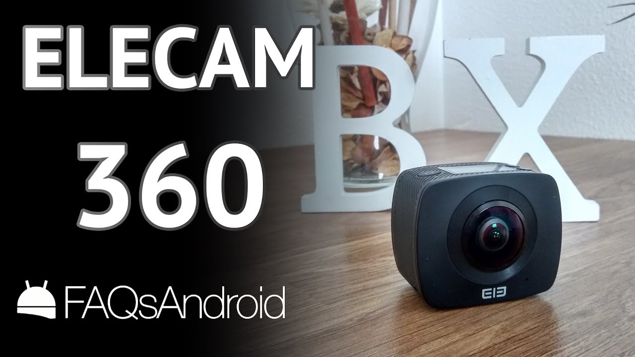 EleCam 360: análisis en español de esta cámara 360º barata