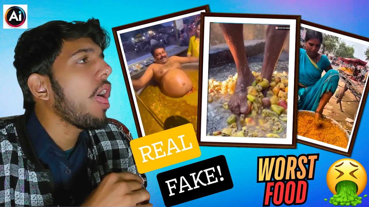 Indian Wrost Food | Ai Vs Real !