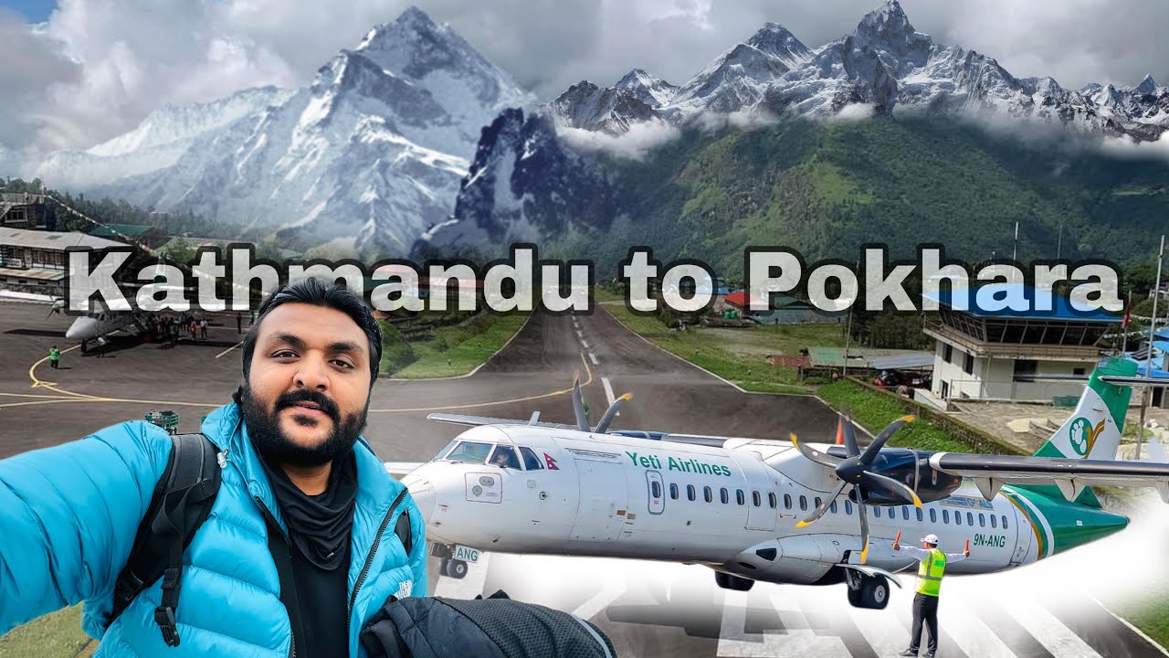 ₹1800 Kathmandu to Pokhara in 22 minutes || Yeti Airlines Review | Nepal Domestic flight Experience