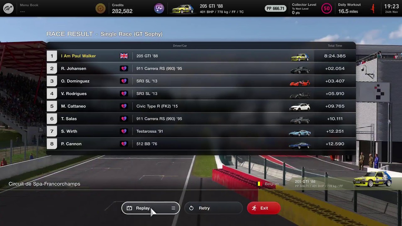 Aces Daily Races Spa GT Sophy Vs Ace Race GT7 Gran Turismo 7 Official Guide Car Tune Setup
