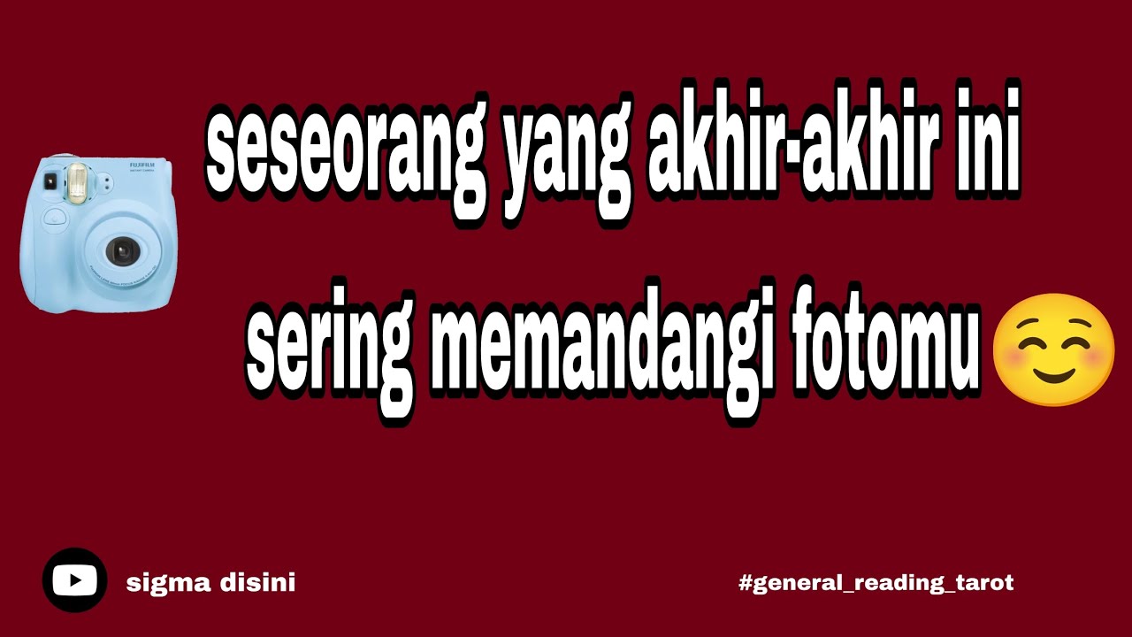 ☂️ADA SESEORANG YANG LAGI SERING MEMANDANGI FOTOMU☺☂️#tarot #zodiak#sigmatarot #allzodiak 