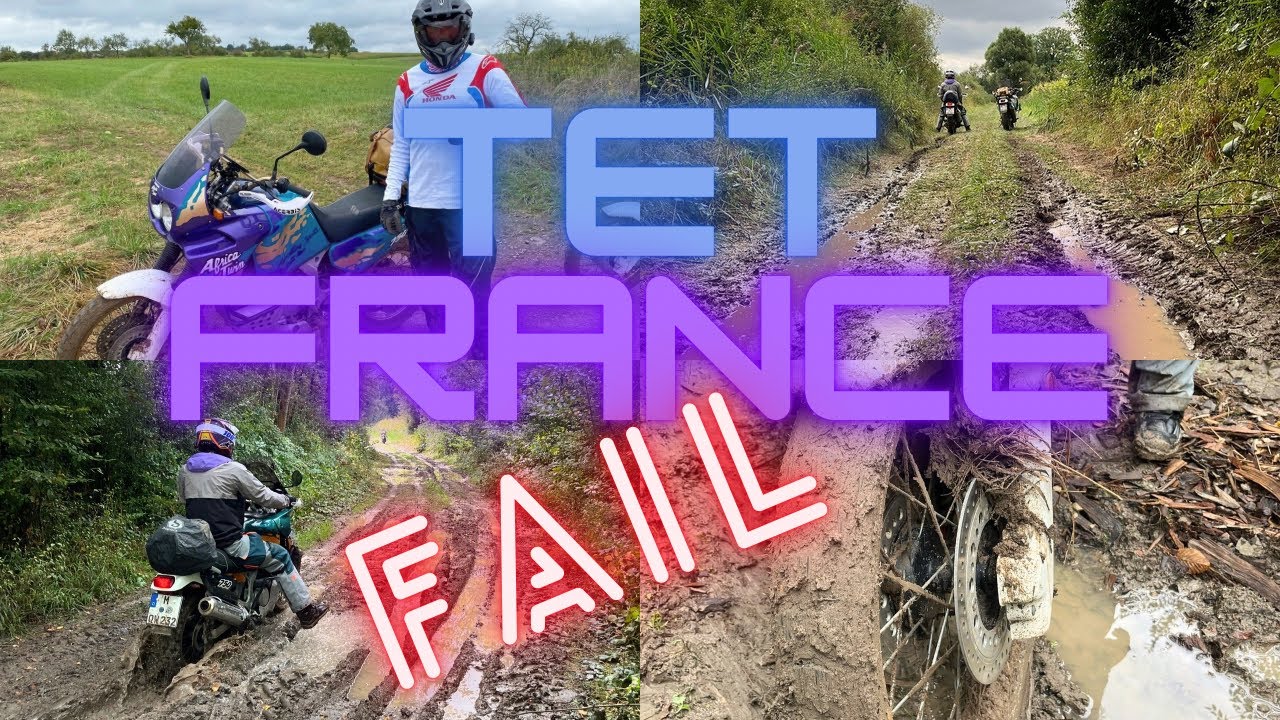 TET Frankreich 🇫🇷 Fail | Honda XRV 750 Africa Twin im Schlamm