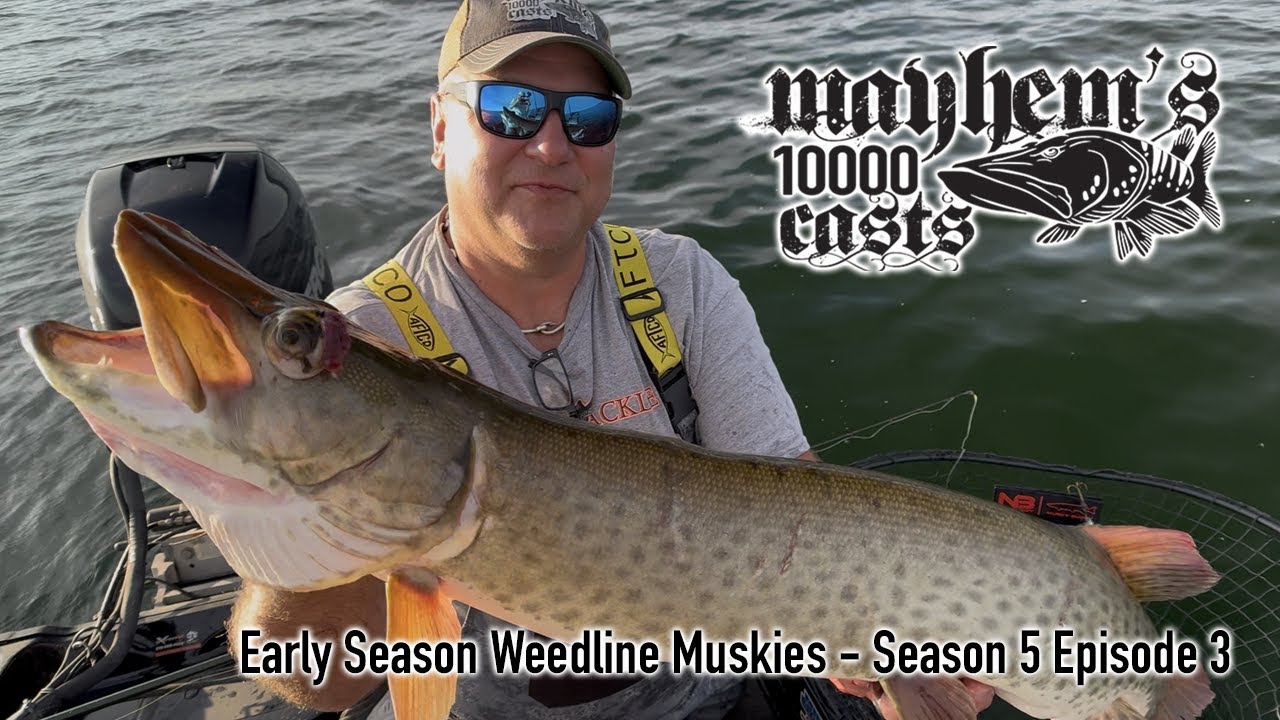 Early Season Weedline Muskies  - Season 5 Episode 3