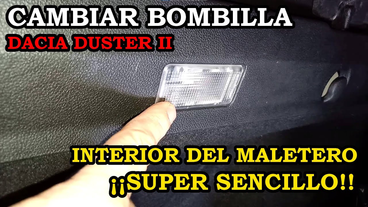 Cambiar Luz del Interior del Maletero de un Dacia Duster II. Mantenimiento del Automóvil. 417