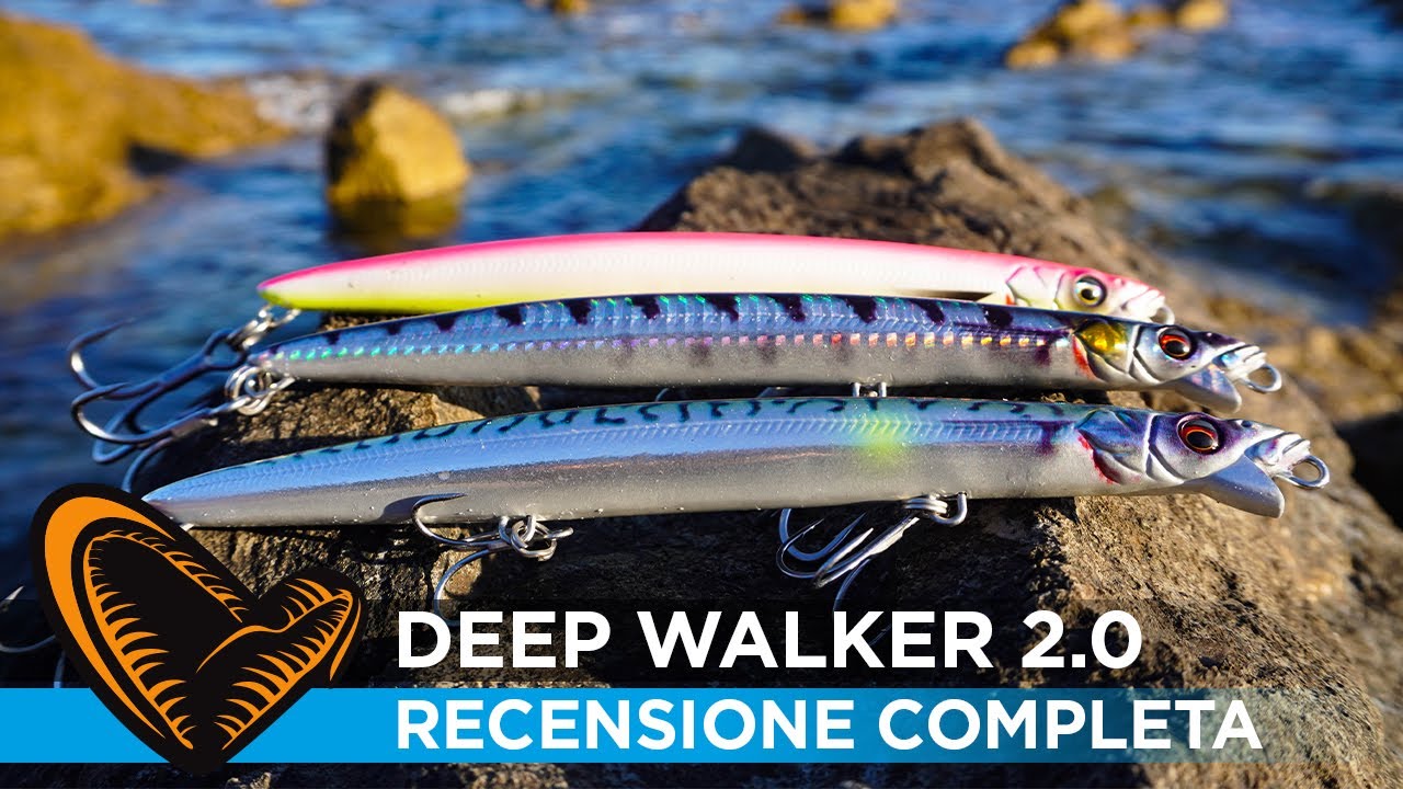 DEEP WALKER 2.0 : un ARTIFICIALE universale per SPINNING e SHORE JIGGING!