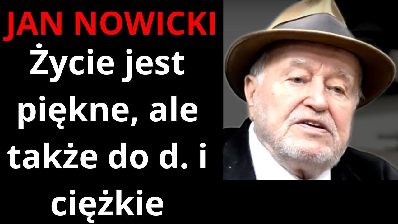 Wzruszający gest wobec Jana Nowickiego