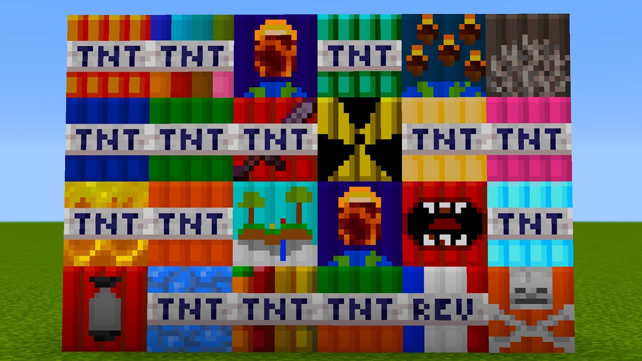 Minecraft: MORE TNT MOD (35 CRAZY EXPLOSIONS) - TOO MUCH TNT Mod Showcase