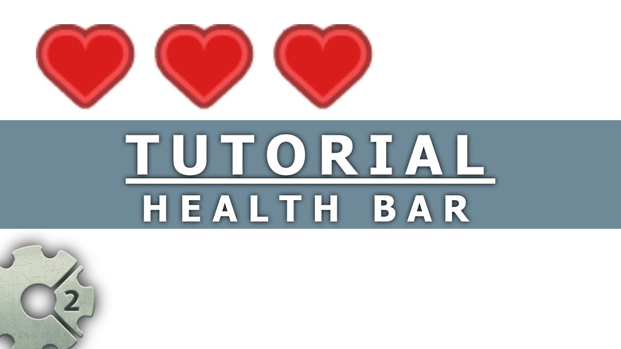 Construct 2 - Tutorial - Health bar