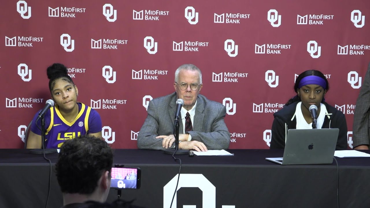 LSU Bob Starkey WIN over Oklahoma postgame