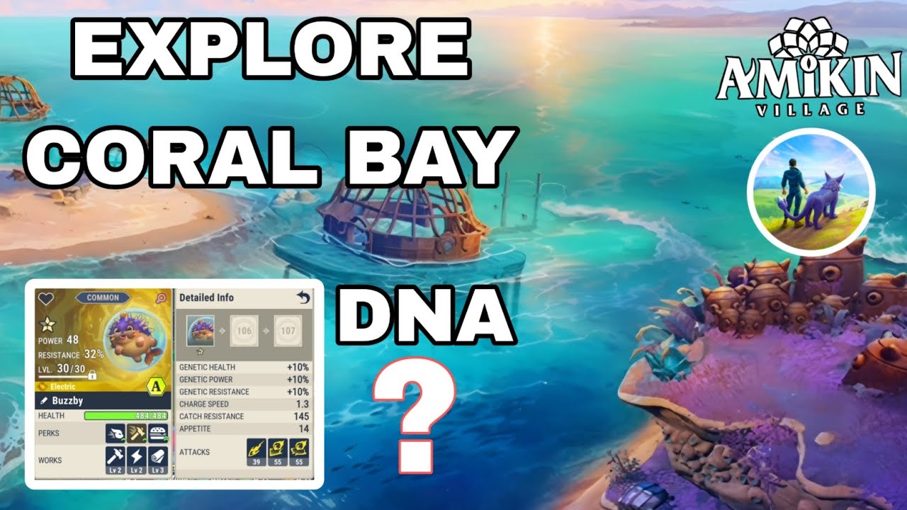 😍 AMIKIN VILLAGE - HOW TO GET DNA AND EXPLORE CORAL BAY BIOME | 160