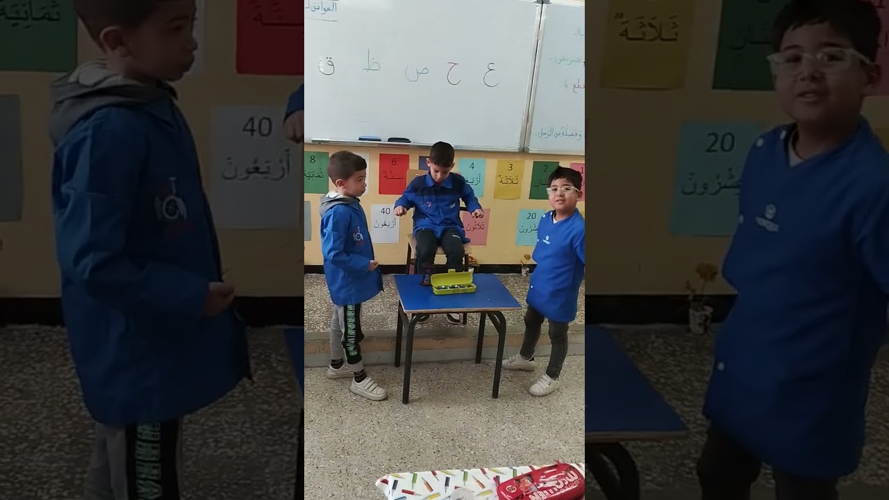 لعبة قرائية لمراجعة حروف المقطع الرابع.😅                        😂السنة الثانية ابتدائي❤️