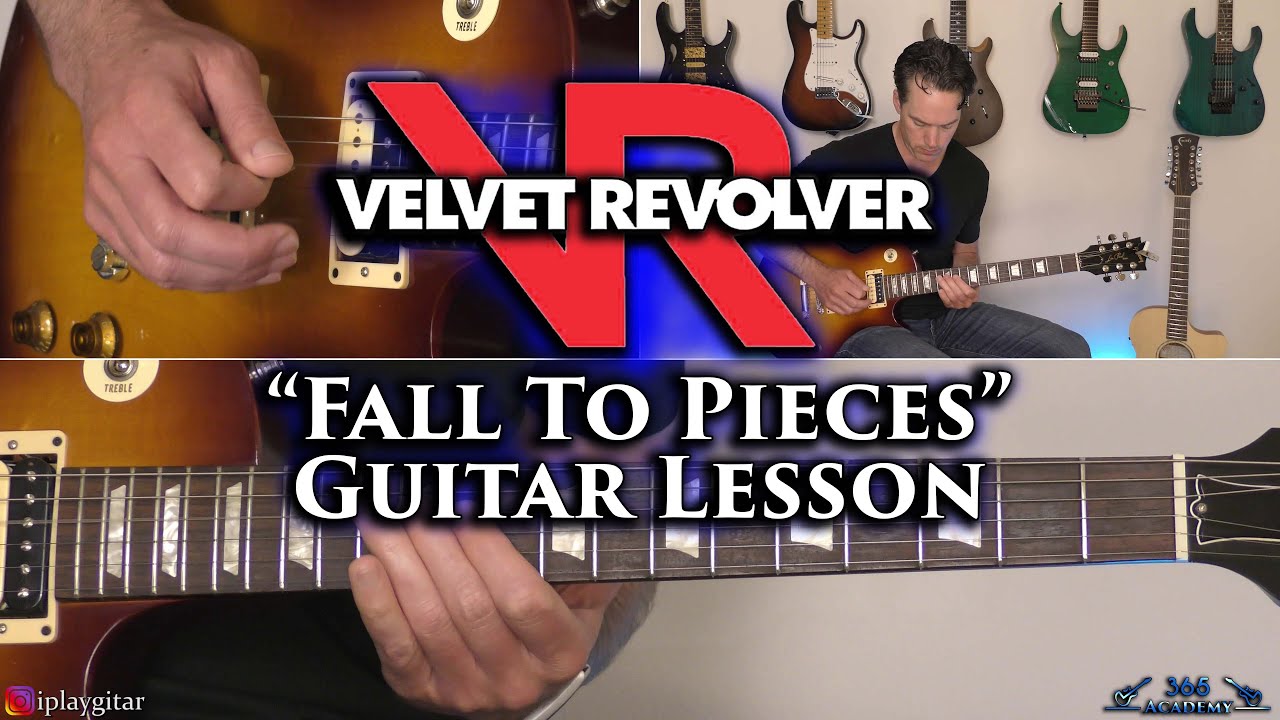 Velvet Revolver - Урок игры на гитаре Fall To Pieces