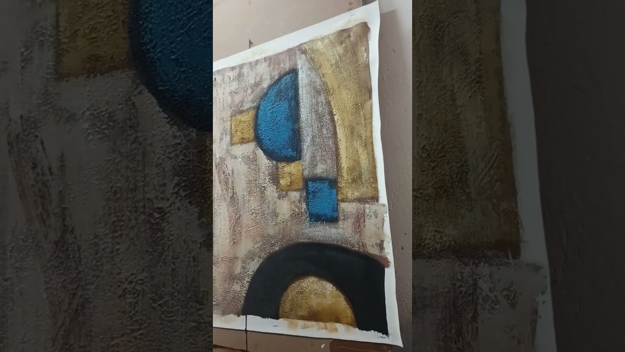 Abstract #painting #acrylic #colour #on #Canvas 