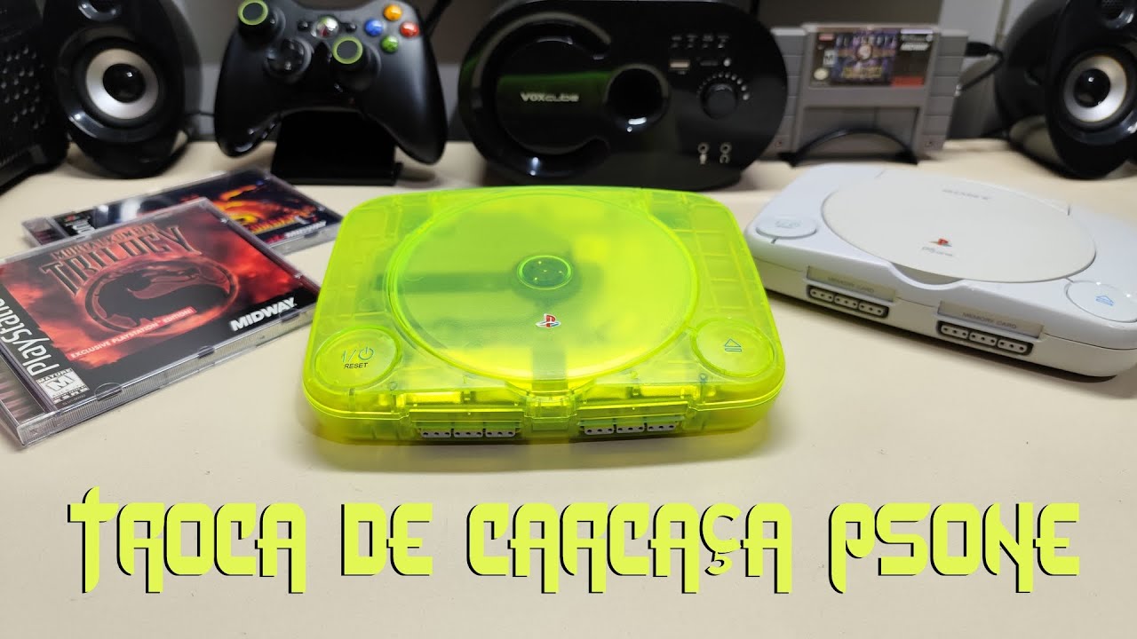 PSONE TRNASLÚCIDO AMARELO FOSFORESCENTE