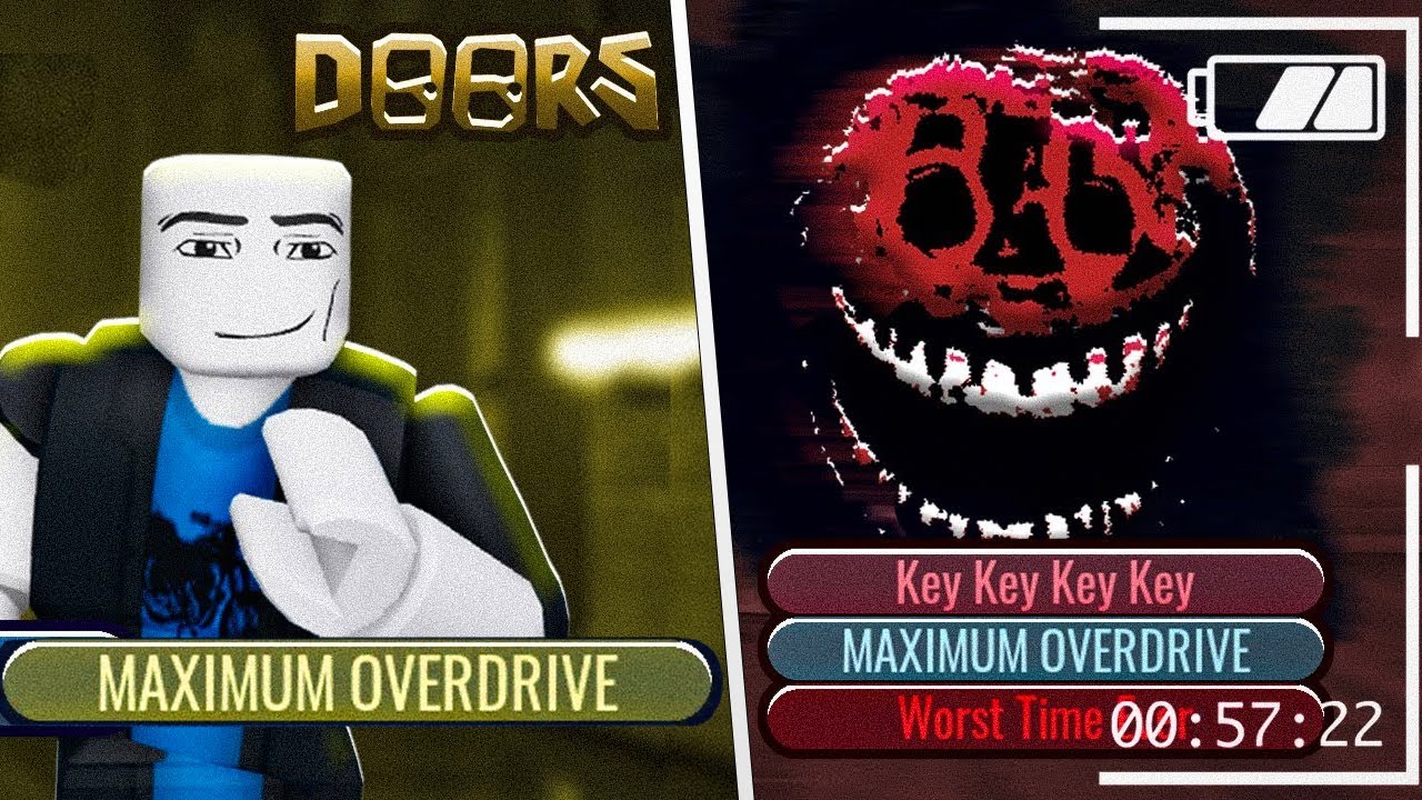 MAXIMUM OVERDRIVE FÁCIL vs. DIFÍCIL 👁️ Doors (12 Jogadores)