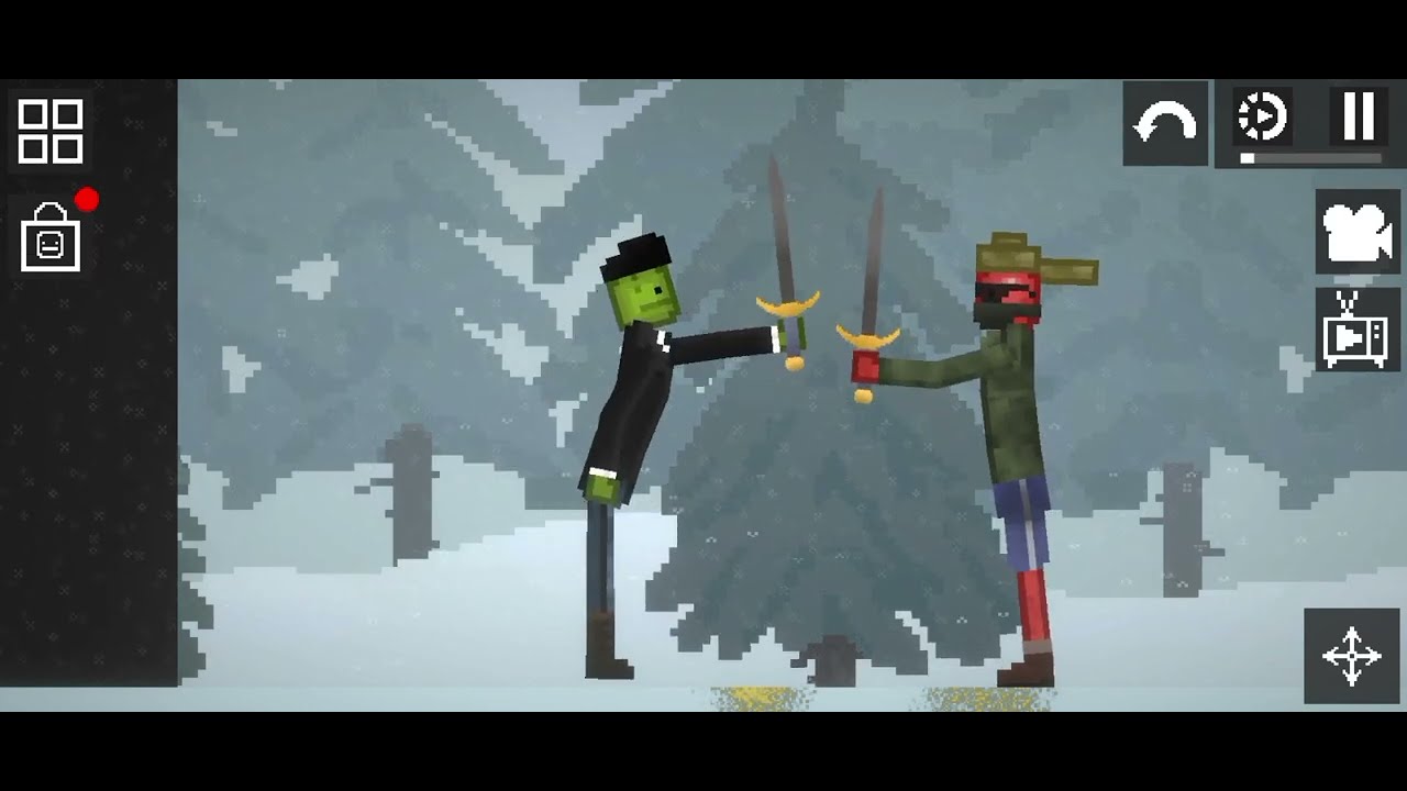 Sword fight on the lights (good quality)