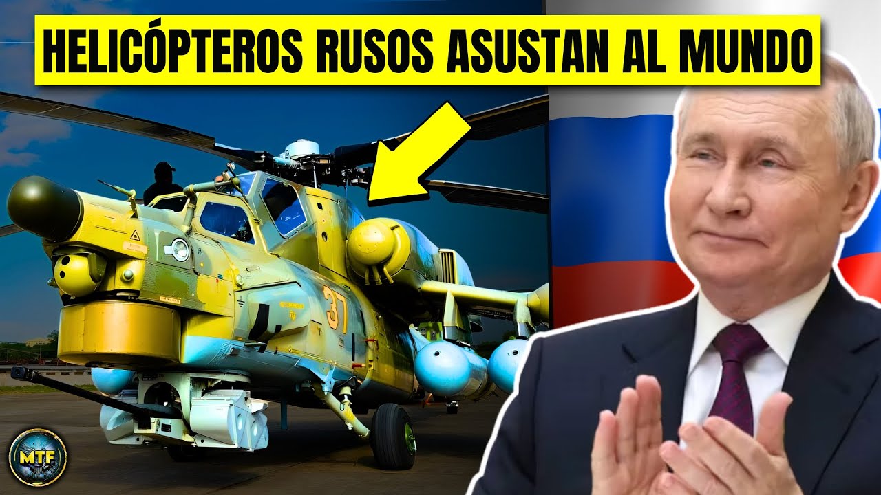 Rusia - ¡Los 10 Helicópteros Militares Más Poderosos de la Fuerza Aérea Rusa!