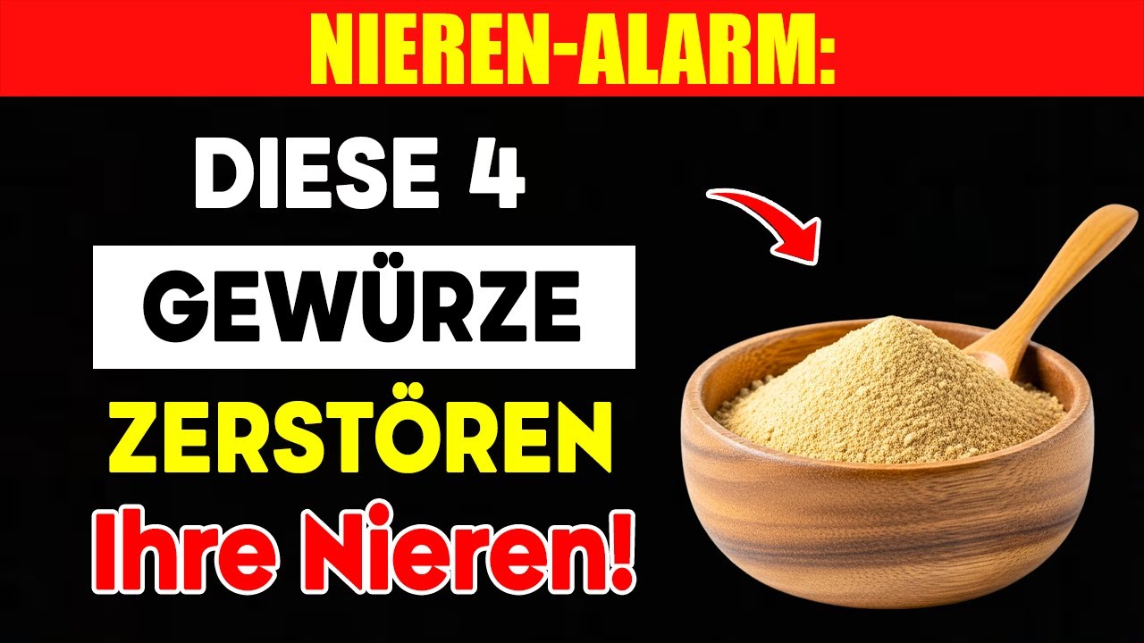 Hohes Kreatinin? 4 Gewürze, die Sie meiden sollten & 4 sichere Alternativen!