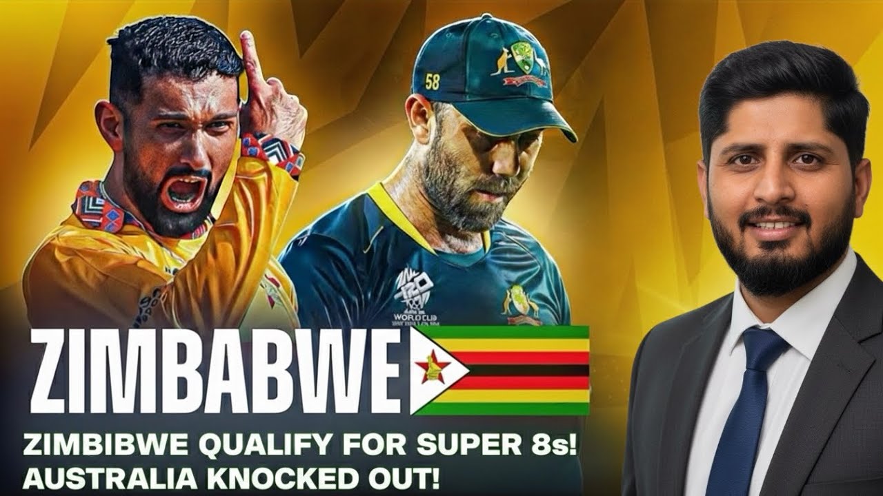 T20 World Cup 2026 | Australia out Zimbabwe Qualify for the Super 8 | #ausvszim #t20worldcup 