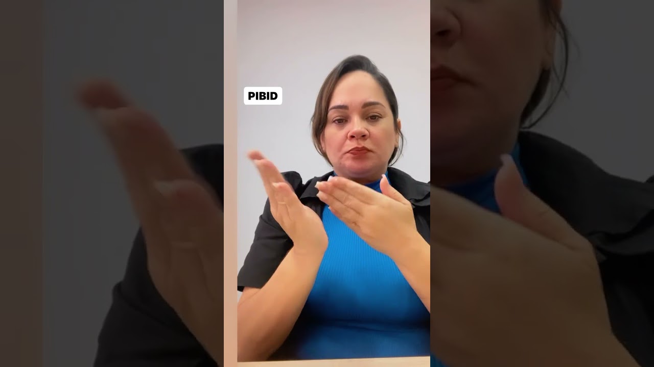 Sinal #pibid em #libras