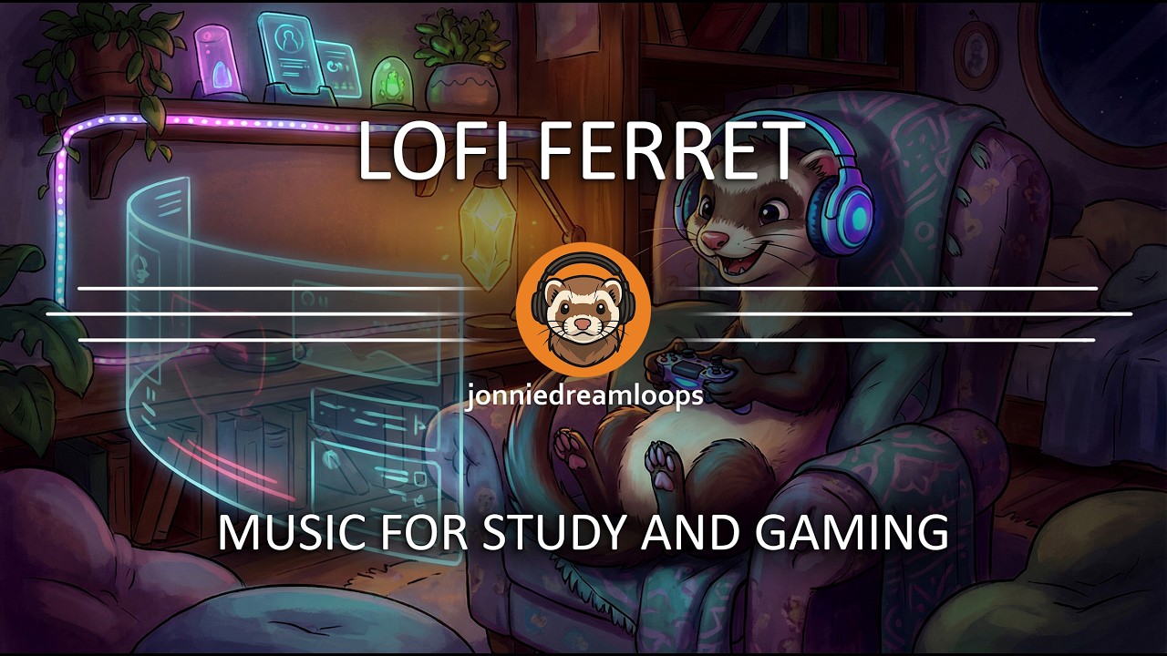 Lofi ElectroSynth Mix - For Focus, Study, or Gaming.
