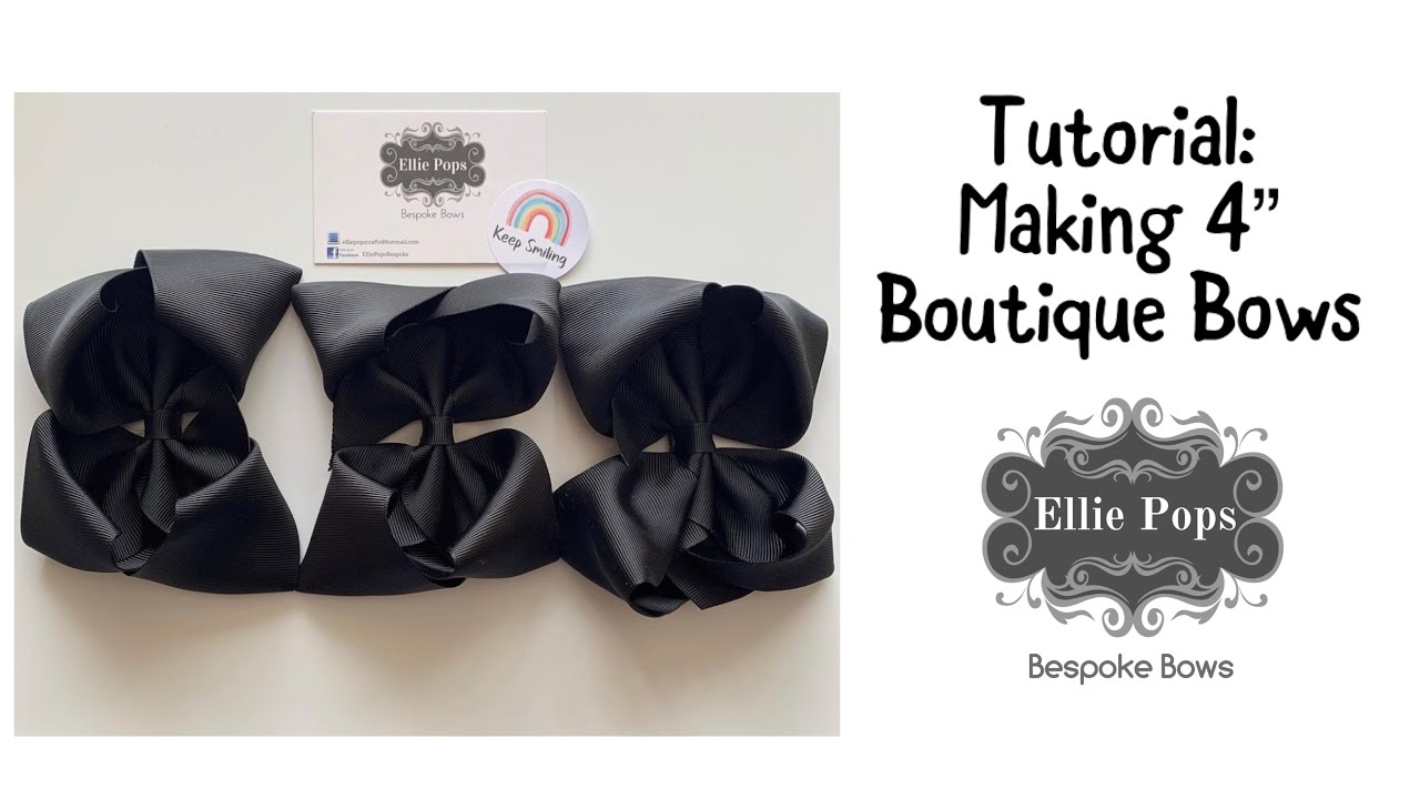 Tutorial: Making 4&rdquo; Boutique JoJo Bows
