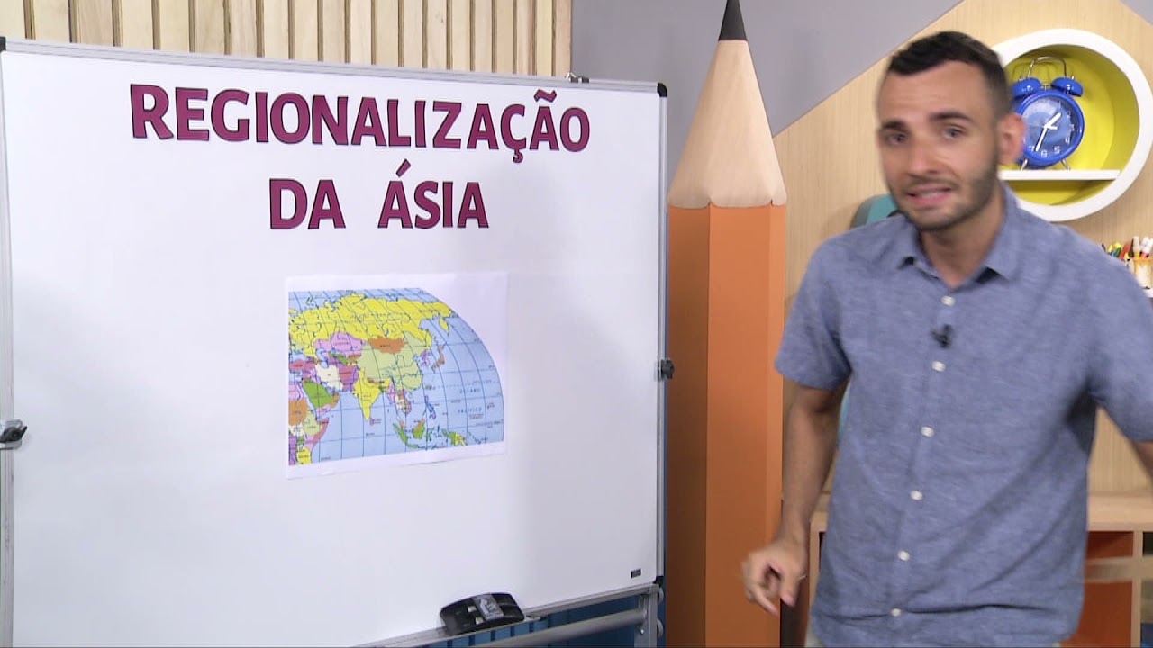 Regionalização da Ásia | Rioeduca na TV – Geografia - 9º Ano