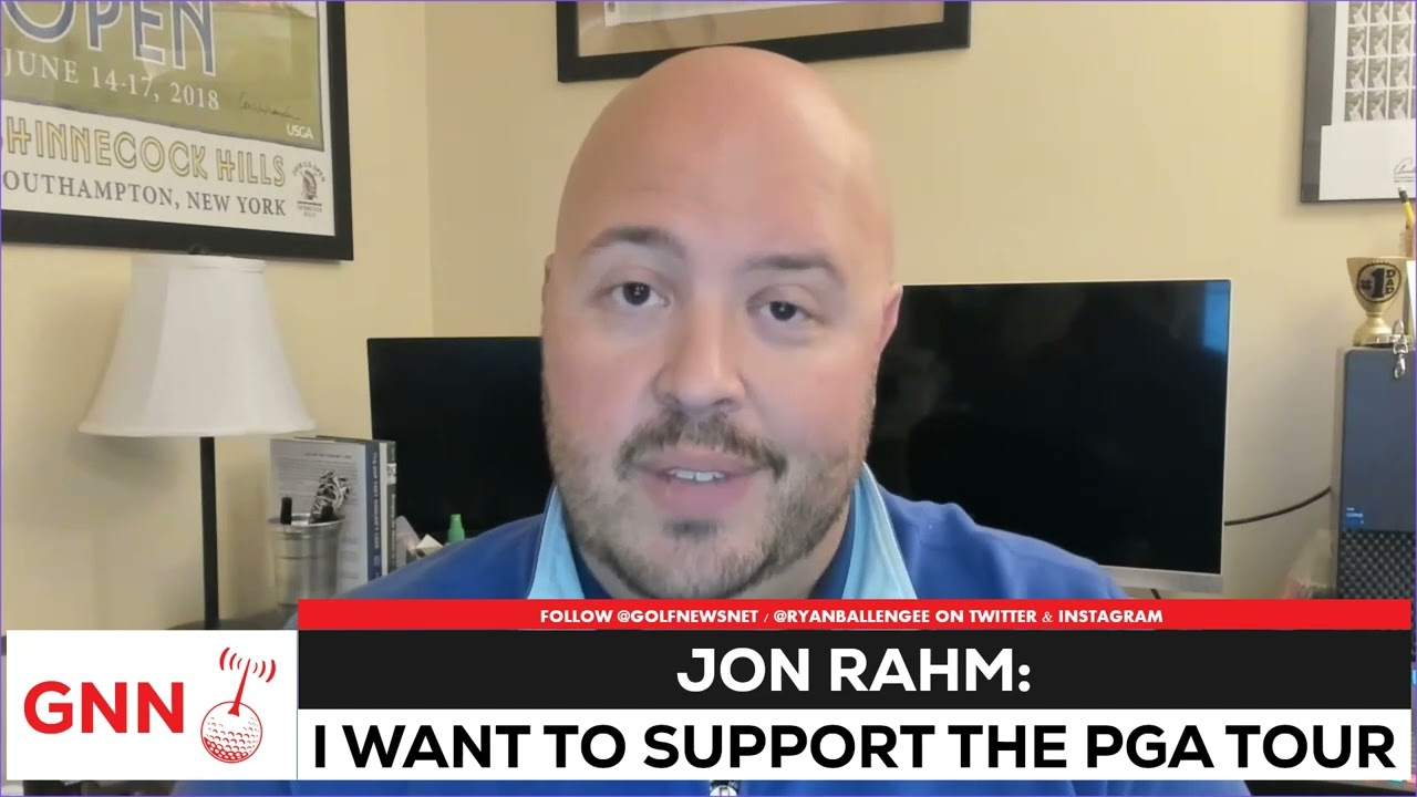 Jon Rahm says he supports the PGA Tour, but he's on LIV Golf