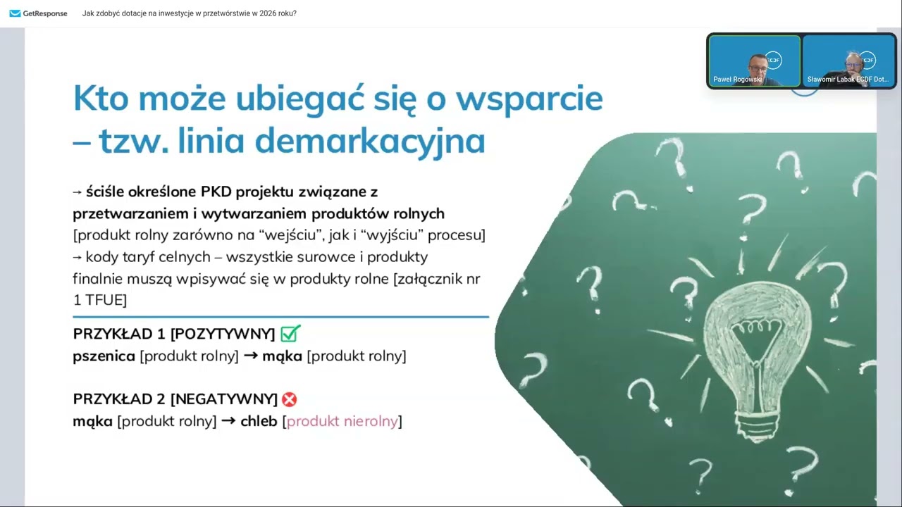 WEBINAR | Jak zdobyć dotacje na inwestycje w przetw&oacute;rstwie w 2026 roku?