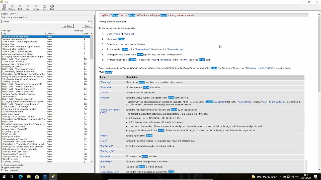 Using the help functionality in DelPro