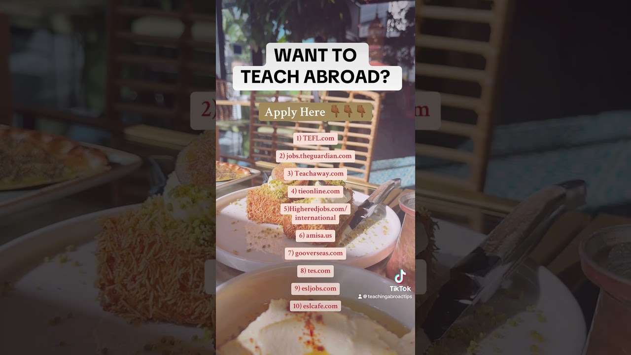 Want To Teach Abroad: Apply Here#teachabroad # #teachingabroad