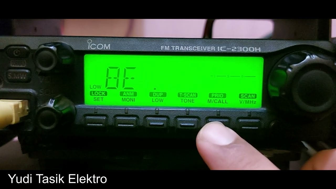 NILAI STANDAR PARAMETER SAVE MODE ICOM IC 2300 H DENGAN MENGGUNAKAN KABEL JIG