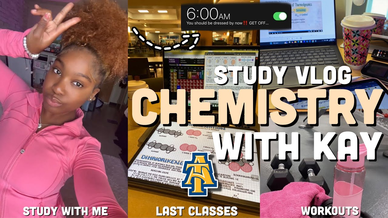 LIFE AS A CHEMISTRY MAJOR @ NCAT | Prepare for finals, last classes, workouts