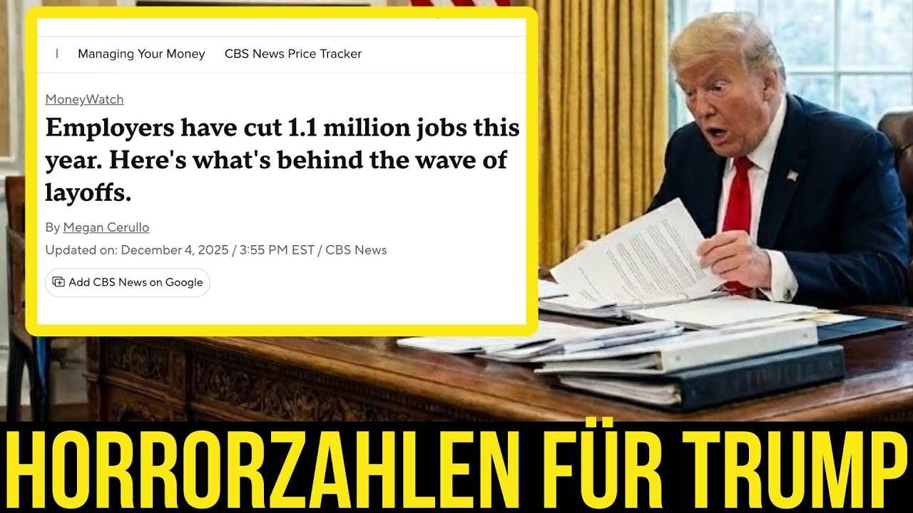 Zerst&ouml;rt Trump die US-Wirtschaft? 1,1 Millionen Jobs weg!