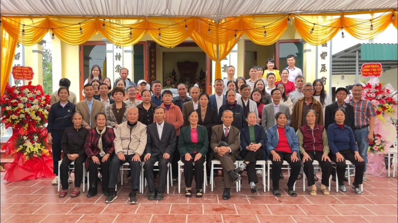 Lễ Khánh Thành Từ Đường Cành 7 Làng Đắc Chúng (Quốc Tuấn,KX,TB cũ ) Trà Giang,HY New (30/11 Ất Tỵ) 