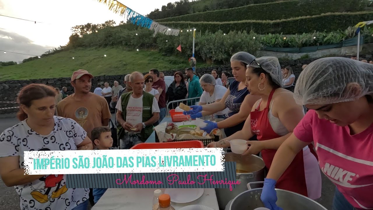 Live Império de São João das Pias Sopas variadas O Mordomo Paulo Henrique